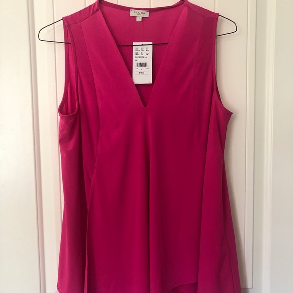 Laura NWT 1X Asymmetrical top - Picture 1 of 3